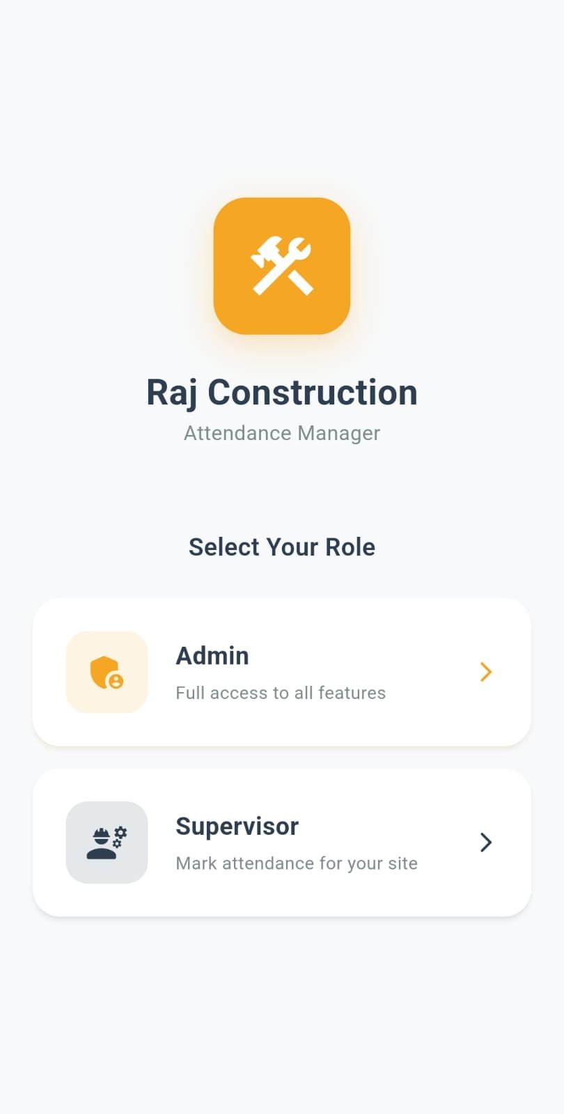 Raj Attendance app